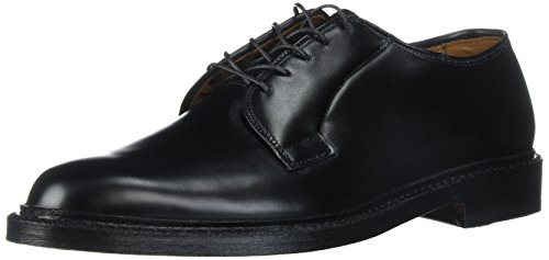 Allen Edmonds Men's Leeds Plain Toe Blucher Oxford, Black Calf, 11 D US