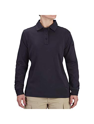 Propper Men's Long Uniform Cotton Sleeve Polo, Dark Navy, 4X Large