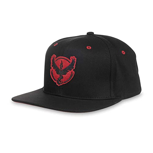 Pokémon Center: Team Valor Pokémon GO Teams Flat-Brim Hat (One Size-Adult)