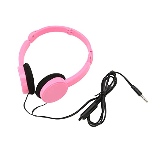 Kids Wired Headset, Lightweight 3.5mm Interface Wired Music Headphone Plug and Play for Phone for Business