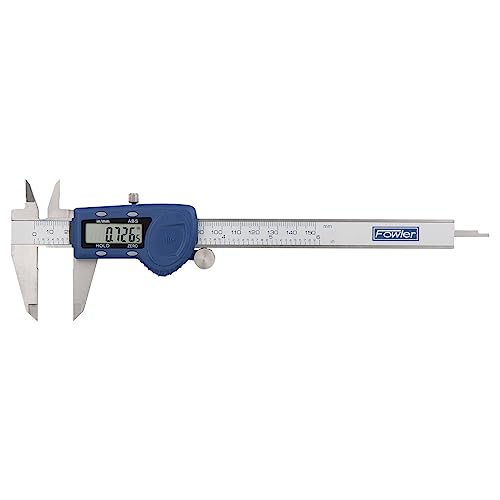 Fowler 54-101-150-2, Xtra-Value Cal Digital Caliper With 0-6'/150MM Measuring Range,Blue