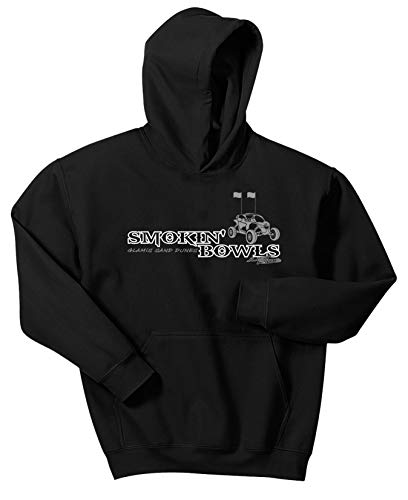 Just Ride SMOKIN BOWLS HOODIE SWEATSHIRT GLAMIS SAND DUNES UTV X3 SIDE X SIDE (White, Medium)