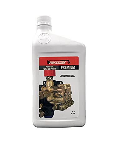Valley Industries Pressure Washer Premium Pump Oil - 1 Liter, Black, (PK-85490000)
