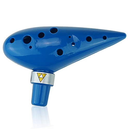 12 Hole Plastic Zelda Ocarina,12 Hole Alto C Ocarina,Replica Zelda Ocarina,Unbreakable Plastic Ocarina by OcarinaWind