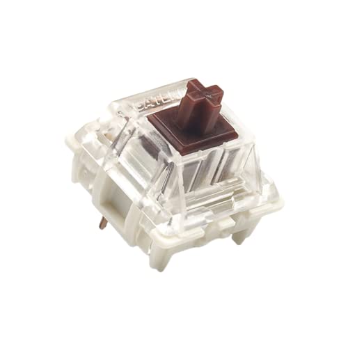 Pack of Gateron ks-9 G PRO Switches for Mechanical Gaming Keyboards | Plate Mounted | Pre Lubed (Gateron PRO Brown, 10 Pcs)
