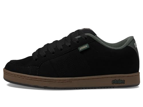 Etnies Men's Kingpin Skate Sneakers Shoes Casual, Black/Green/Gum, 13