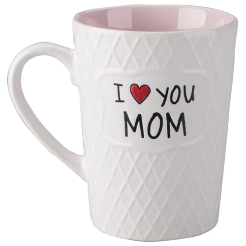 I Love You Mom Coffee and Tea Mug,Gift for Mother's Day,Valentine's Day,Christmas Day,Funny Mom Birthdays Gift Ideas-Best Mom Ever-For Mom, Women, and Wives.16oz Ceramic Coffee Mug,Microwave-Safe