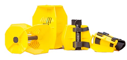 Aquastrength Hydro-Tone Total Body System - Isokinetic Functional Pool Training Water Weights. Build Muscle - Easy on Joints