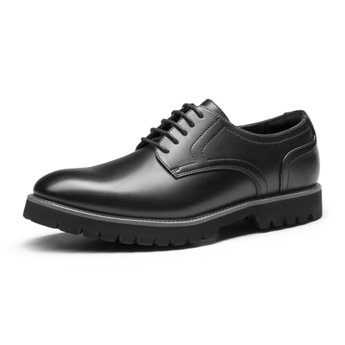 Bruno Marc Men's Dress Shoes Formal Classic Lace-up Oxfords,Black,Size 9.5,SBOX2410M
