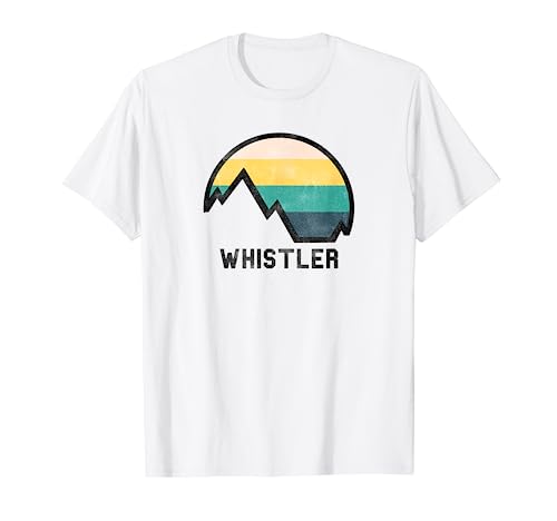 Vintage Retro Whistler Canada T-Shirt Hiking