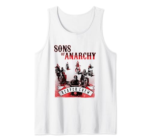 Sons of Anarchy Black and Red Poster Tank Top