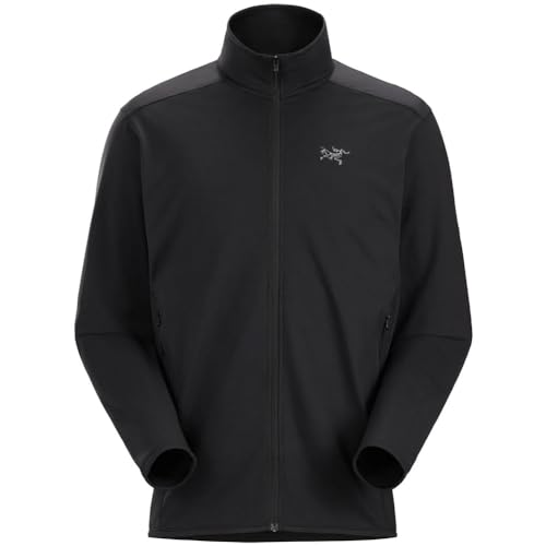 Arc'teryx Kyanite Lightweight Jacket Men's | Light Comfortable Performance Stretch Fleece Jacket | Black, Small