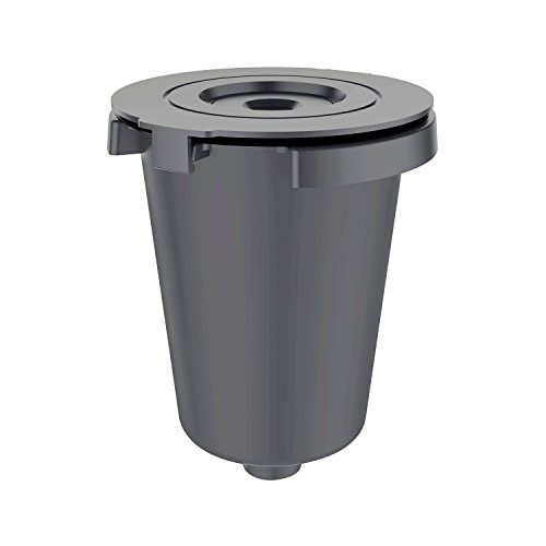 Cuisinart SS-RFC HomeBarista Reusable Filter Cup – Brew Coffee or Tea and Drop Wasteful Plastic from Single-Serve Pods with Sustainable Coffee Accessories, Gray