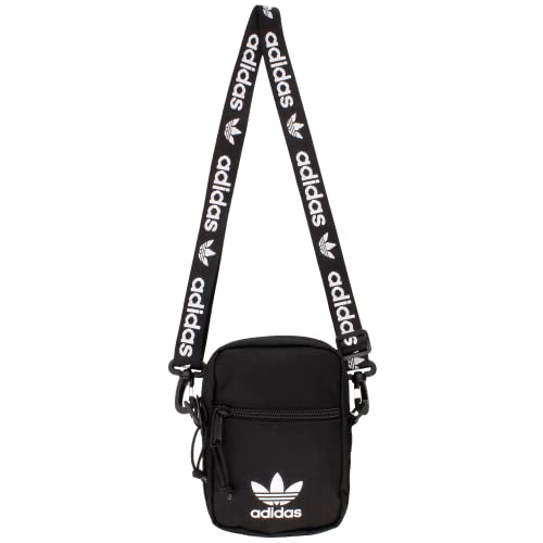 adidas Originals Festival Crossbody Bag Adult, Black/White, One Size