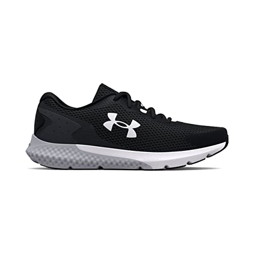 Under Armour Men's Charged Rogue 3, Black/White, 11 Medium US