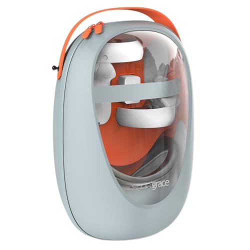 Sonicgrace for Quest 2 Case - Carrying Case Compatible with Quest 2 Clear Fashion Travel and Home Storage Protection Case for Quest 2 Accessories, Controllers, Batteries, Gifts for Quest 2 Player