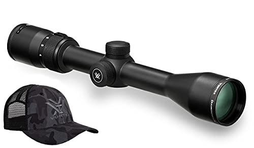 Vortex Optics Diamondback 4-12x40 Second Focal Plane Riflescope - Dead-Hold BDC Reticle (MOA) with Vortex Hat