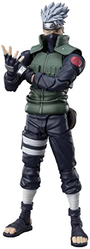 Tamashii Nations - Naruto: Shippuden - Kakashi Hatake (The famed Sharingan Hero), Bandai Spirits S.H.Figuarts, 6.3 Inch