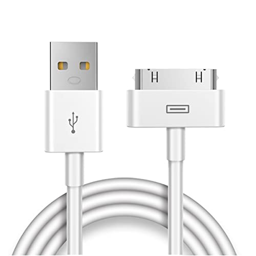 WEDAWN 30 Pin Cable for iPhone 4s, USB Charging and Cable Sync Dock Connector Data Cable for iPhone 4/ 4s, iPhone 3G/3Gs, iPad 3/2/ 1,iPod Classic iPod Touch iPod Nano (3.2Feet)