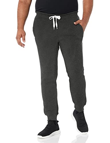 Southpole Men's Basic Active Fleece Jogger Pants-Regular and Big & Tall Sizes, HCH (A), Large