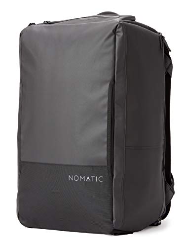 NOMATIC 40L Travel Bag- Convertible Duffel/Backpack, Carry-on Size for Airplane Travel, Everyday Use Laptop Bag, TSA Compliant Black Backpack