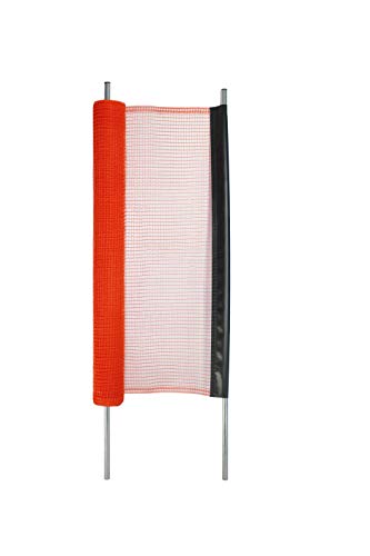 Kidkusion Driveway Safety Net | Not Retractable | Orange | 18' | Outdoor Barrier; Playtime Safety; Yard Safety