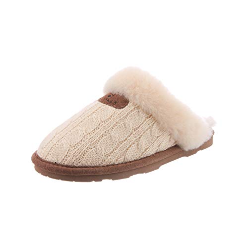BEARPAW Women's Effie Linen Size 8 | Women's Slipper | Women's Shoe | Comfortable & Lightweight