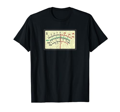 SWR Meter Amateur Ham Radio Novelty Distressed Design T-Shirt