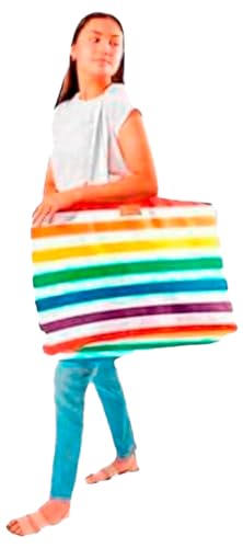 Fit & Fresh All The Things Weekender Bag for Women, Large Tote Bag For Women, Travel Bag For Women, Overnight Bag, Beach Bag, Extra Large Tote Bag With Compartments, Colorful Stripe