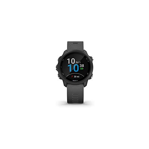 Garmin Forerunner 245, GPS Running Smartwatch with Advanced Dynamics, Slate Gray