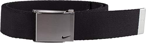 Nike Men's Swoosh Web Belt, Black, One Size