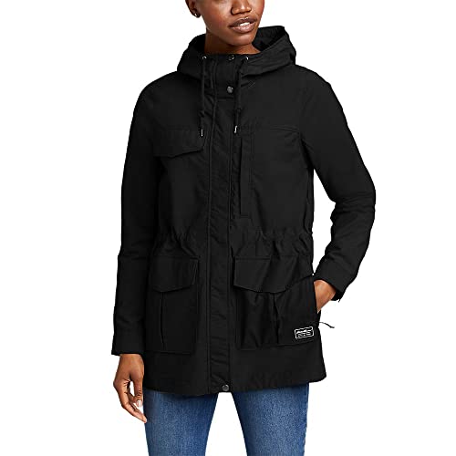 Eddie Bauer Women's Alki Parka, Black, Large