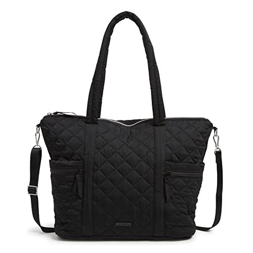 Vera Bradley Women's Performance Twill Large Multi-Strap Tote Bag, Black, One Size