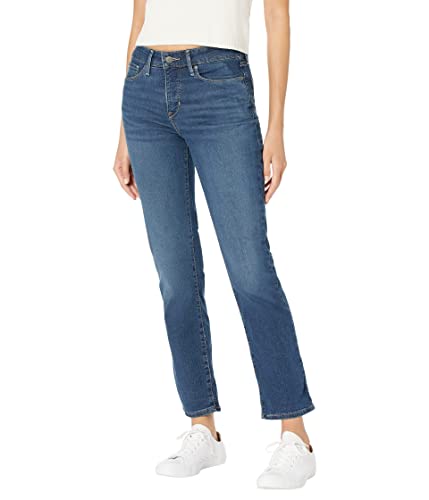 Signature by Levi Strauss & Co. Gold Women's Curvy Totally Shaping Straight Jeans (Available in Plus Size), (New) Jackson Square, 12 Short