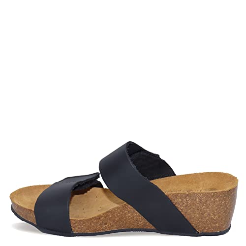 Eric Michael liat Women's Sandal (BLACK, EU 38/ US 7-7.5)