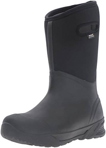BOGS Mens Bozeman Tall Rain Boot Black Size 9