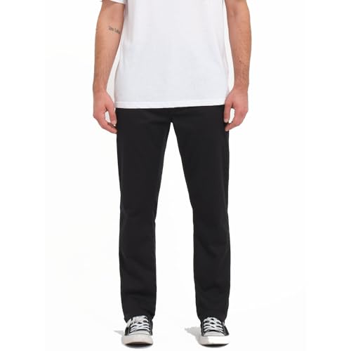 Volcom Men's Frickin Slim Chino Pant, Black-New, 32