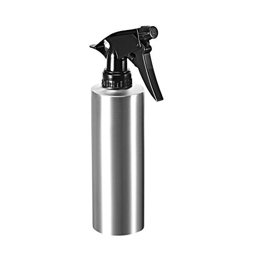 uxcell 11.8oz/350ml Spray Bottle 304 Stainless Steel with Fine Mist Sprayer, Empty Refillable Container for Kitchen Bathroom or Plants Water Sprayer
