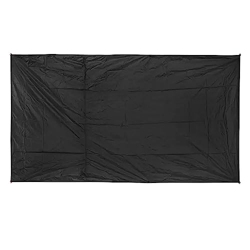 3FULGEAR Black Tarp, Ultralight Tarps Durable Backpacking Footprint Waterproof 210D Oxford Ripstop Polyester Mat for Lanshan 2/2pro Tent | Camping Gear Must Haves (Footprint for Lanshan 2/2pro)
