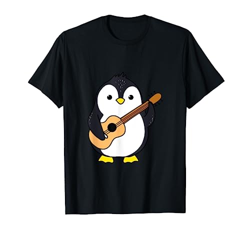 Penguin Playing Guitar T-Shirt