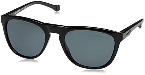 ARNETTE Moniker Unisex Polarized Sunglasses - 41/81 Gloss Black/Grey