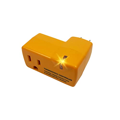MAXKOSKO Freeze Thermostatically Controlled Outlet，Automatically Turn On Below 38°F and Off Over 50°F