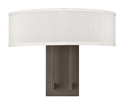 Hinkley Hampton Collection Transitional Two Light Wall Sconce, Buckeye Bronze