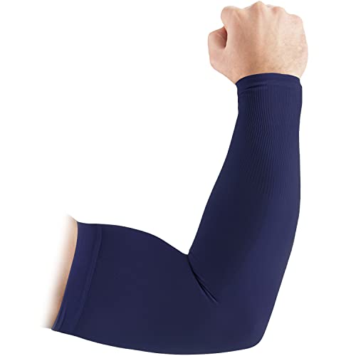 KEMFORD Arm Sleeves for Men and Women – 8 mmHg Light Compression – 1 Pair – Sun Protection – Cooling UPF 50 Compression – Basketball Running