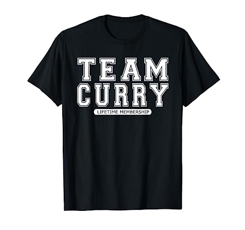 Team CURRY Family Surname Reunion Crew Member Gift T-Shirt