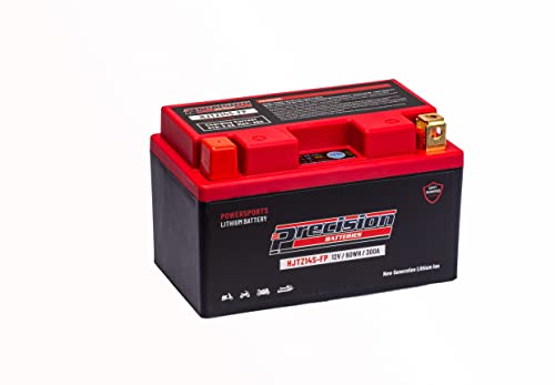 Precision HJTZ14S-FP Lithium-Ion Battery Replacement for Extreme XTAZ14S, 12 Volt 60 WH 300 CCA