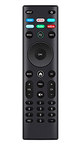 XRT140 Replaced Remote fit for Vizio Smart TV M50Q7-H1 M55Q7-H1 M65Q7-H1 M55Q8-H1 M65Q8-H1 V555-H1 V655-H9 V705-H13 V405-H9 V405-H19 V505-H9 V505-H19 V605-H3 V655-H4 V655-H9 V655-H19