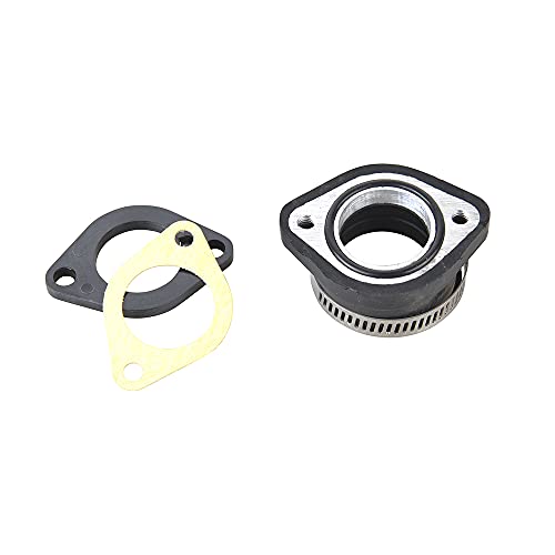 NIBBI Racing Parts Motorcycle 125CC Air Intake Manifold 33mm Carburetor Manifold Carburetor Adapter Manifold Adapter Intake Manifold Boot for YAMAHA Minibike Dirt Bike Motorcross TTR SSR