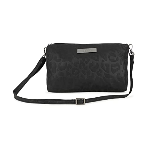JuJuBe | Be Quick Shoulder Bag/Wristlet Purse Organizer for Travel or Diaper Bag | Black Catwalk
