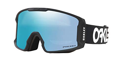 Oakley Line Miner XM Factory Pilot Snow Goggle, Mid-Sized Fit, Factory Pilot Black/Prizm Snow Sapphire Irid, Medium